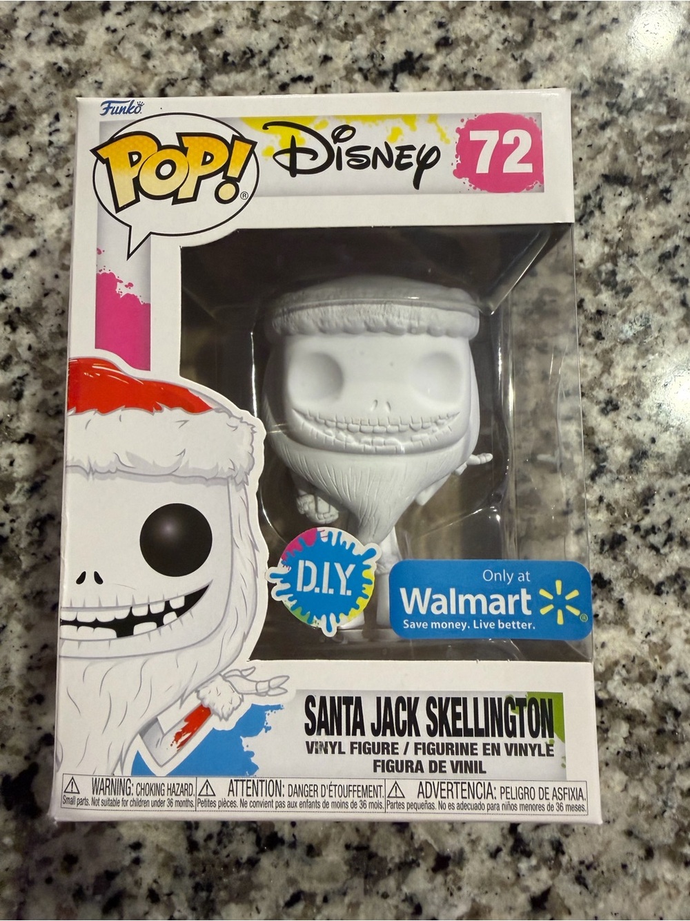 Funko Pop! Disney Santa Jack Skellington DIY Walmart Exclusive #72